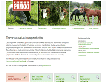 Tablet Screenshot of laidunpankki.fi